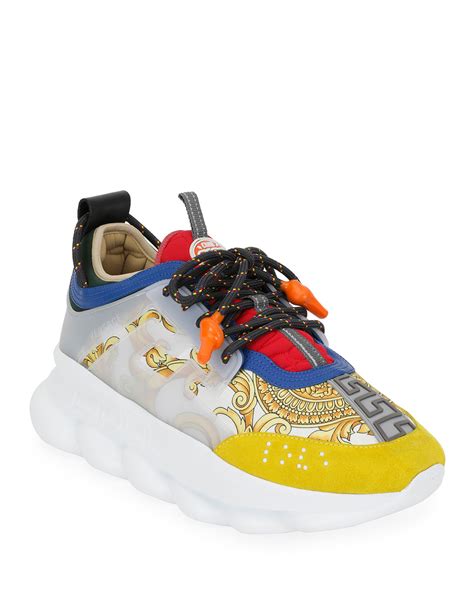 versace sneakers red white|versace sneakers price.